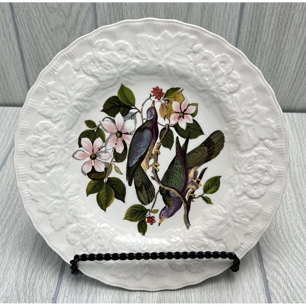 Alfred Meakin Birds of America Dinner Plate #367 Band Tailed Pigeon Design